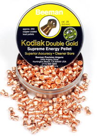 Beeman Kodiak Double Gold .20 Cal, 13.27 Grains, Round Nose, 250ct