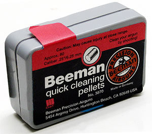 Beeman Quick Cleaning Pellets .25 Cal, 80ct