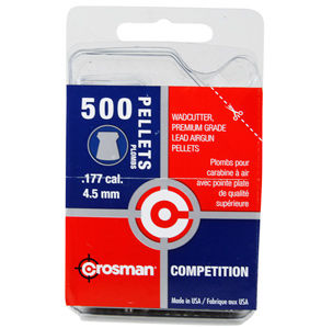 Crosman Competition .177 Cal, 7.4 Grains, Wadcutter, 500ct