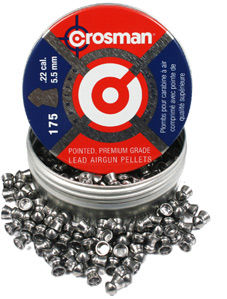 Crosman Field Hunting .22 Cal, 14.3 Grains, Pointed, 175ct