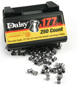 Daisy Precision Max .177 Cal, 7.5 Grains, Flat-Nosed, 250ct