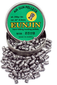 Eun Jin .22 Cal, 28.4 Grains, Domed, 125ct