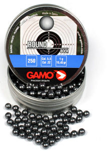 Gamo Round .22 Cal, 15.43 Grains, Lead Balls, 250ctgamo 