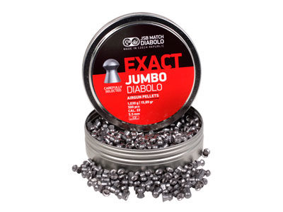 JSB Diabolo Exact Jumbo .22 Cal, 15.89 Grains, Domed, 500ct