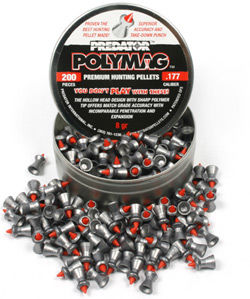 Predator Polymag .177 Cal, 8.0 Grains, Pointed, 200ct