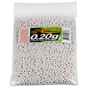 TSD Competition Grade 6mm plastic airsoft BBs, 0.20g, 3,000 rds, whitetsd 