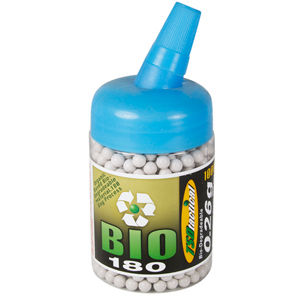 TSD Tactical 180-BIO 6mm airsoft BBs, 0.26g, 1000 rds, white