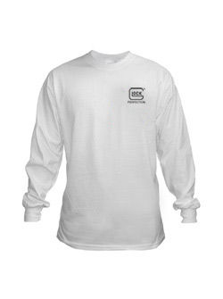 GLOCK SHTNG SPT T-SHRT L-SLV WHT MEDglock 