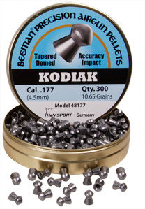 Beeman Kodiak Extra Heavy .177 Cal, 10.65 Grains, Domed, 300ct
