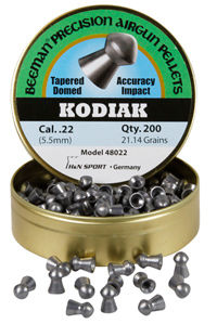 Beeman Kodiak Extra Heavy .22 Cal, 21.14 Grains, Round Nose, 200ct