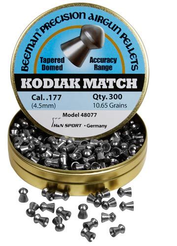 Beeman Kodiak Match Extra Heavy .177 Cal, 10.65 Grains, Round Nose, 300ct