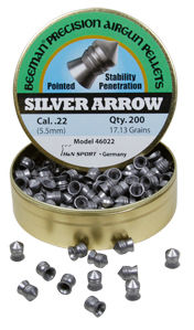 Beeman Silver Arrow .22 Cal, 17.13 Grains, Pointed, 200ctbeeman 