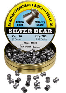 Beeman Silver Bear .20 Cal, 9.88 Grains, Hollowpoint, 200ctbeeman 