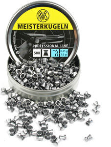 RWS Meisterkugeln Pistol .177 Cal, 7.0 Grains, Wadcutter, 500ctrws 