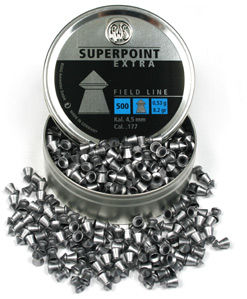 RWS Superpoint Extra .177 Cal, 8.2 Grains, Pointed, 500ct