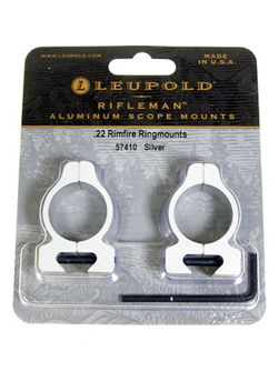 LEUP RFLMN .22 RF 3/8"" RNGS SLVRleup 