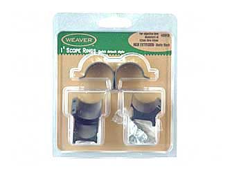 WEAVER TOP MOUNT EXT RNGS 1"" MATTEweaver 