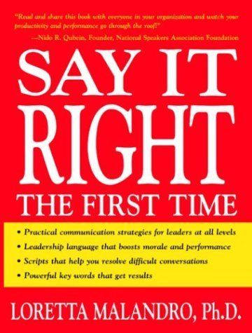 Say It Right the First Timesay 