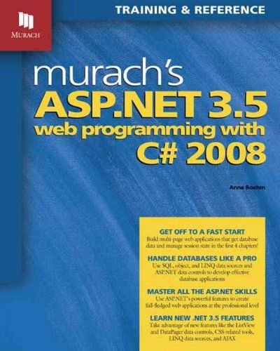 Murach's Asp.net 3.5 Web Programming With C# 2008murach 