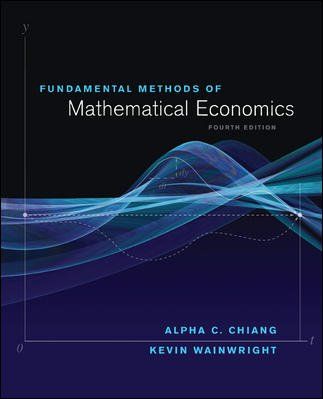 Fundamental Methods of Mathematical Economicsfundamental 