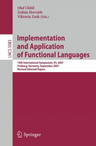 Implementation and Application of Functional Languagesimplementation 