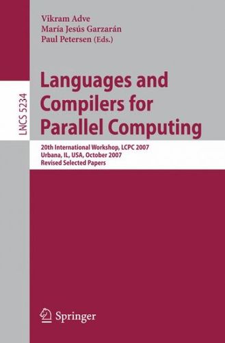 Languages and Compilers for Parallel Computinglanguages 