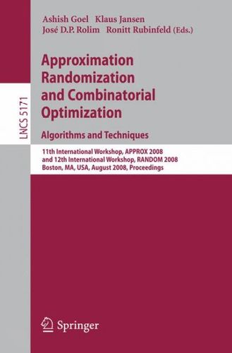 Approximation, Randomization, and Combinatorial Optimizationapproximation 