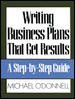 Writing Business Plans That Get Resultswriting 