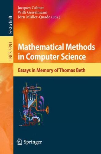 Mathematical Methods in Computer Sciencemathematical 