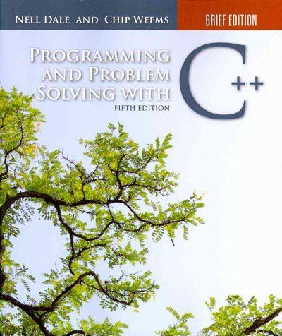Programming and Problem Solving With C++programming 