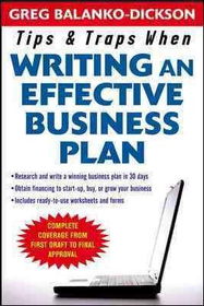Tips & Traps for Writing an Effective Business Plantips 