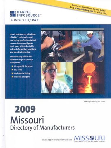 Missouri Directory Of  Manufacturers 2009missouri 