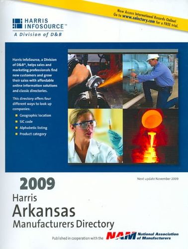 2009 Harris Arkansas Manufacturers Directoryharris 