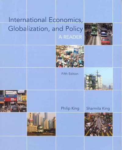 International Economics, Globalization, and Policyinternational 