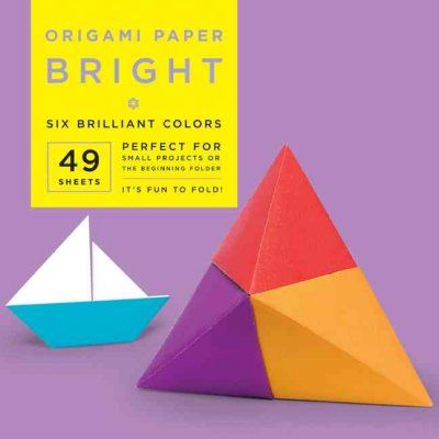Origami Paper Bright 6" 49 Sheetsorigami 