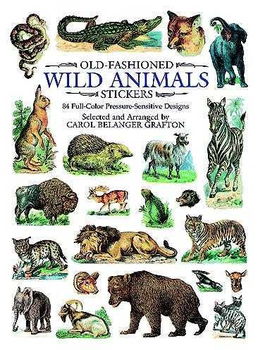 Old-Fashioned Wild Animals Stickersfashioned 