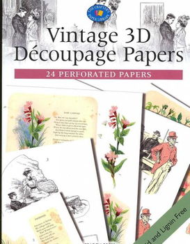 Vintage 3D Decoupage Papersvintage 