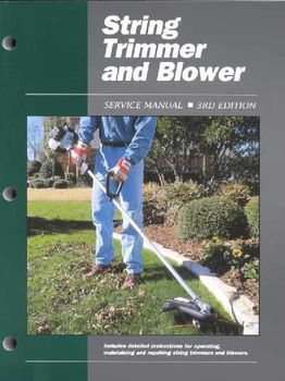 String Trimmer and Blower Service Manualstring 