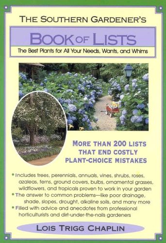 The Southern Gardener's Book of Listssouthern 
