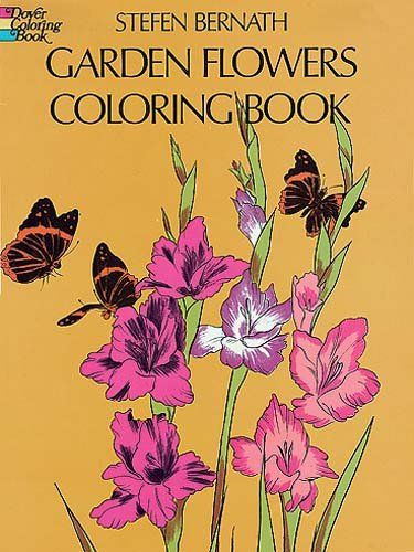 Garden Flowers Coloring Bookgarden 