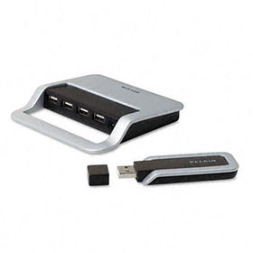 Belkin F5U301 - Cable-Free USB Hub, Up to 480MBps for USB 2.0 Devicesbelkin 