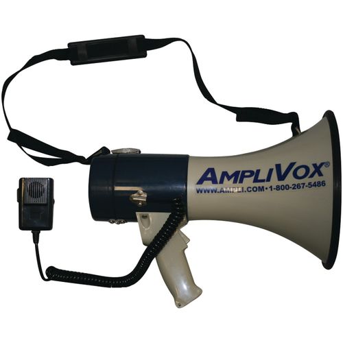 AMPLIVOX S602M MITY-MEG MEGAPHONE (25 WATTS; DETACHABLE MICROPHONE)
