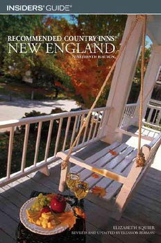 Insiders' Guide Recommended Country Inns New Englandinsiders 
