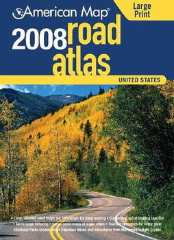 American Map 2008 United States Road Atlasamerican 