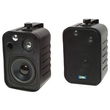 TIC CORPORATION ASP25-B 3-Way Indoor/Outdoor 50-Watt Speakers (Black)