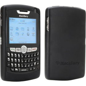 Blackberry Black Rubber Skin For 8800 Series