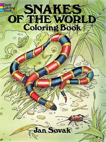 Snakes of the World Coloring Booksnakes 
