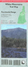 White Mountains Trail Map Presidential Rangewhite 