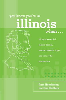 You Know You're In Illinois When...know 