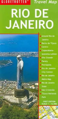 Globetrotter Rio De Janeiro Travel Mapglobetrotter 
